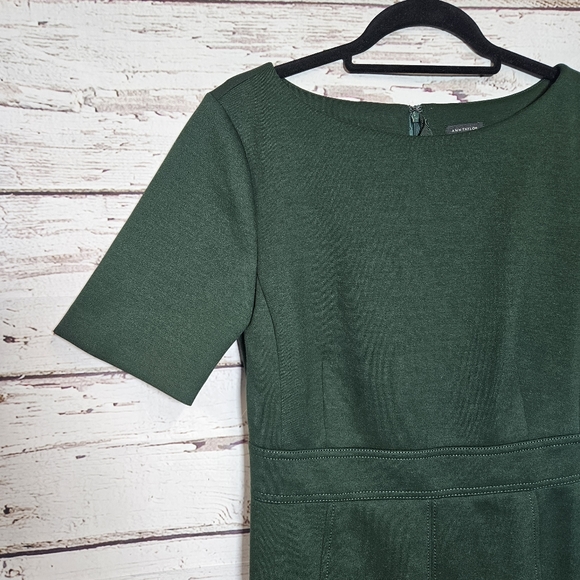 Ann Taylor Green Midi Dress - Picture 2 of 11